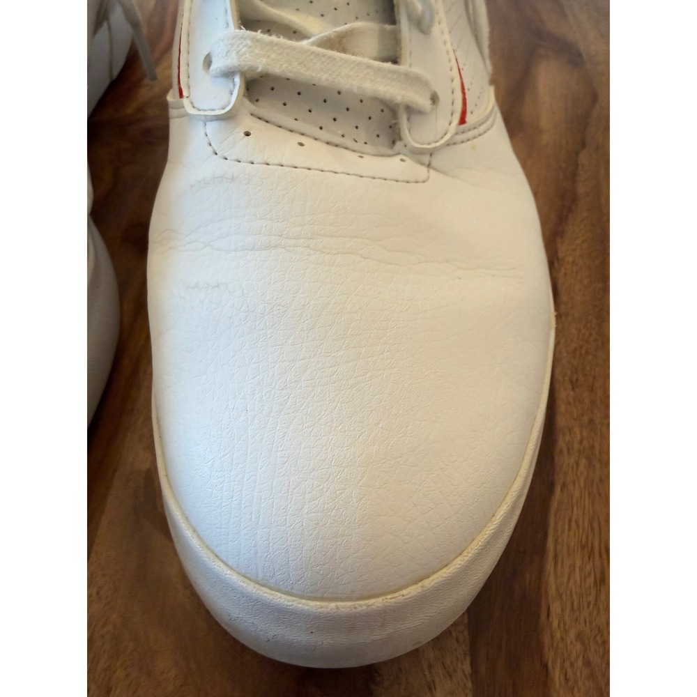 Adidas S2G SL Spikeless Golf Shoes White Navy Red IE2157 Mens 10.5 - Picture 8 of 12